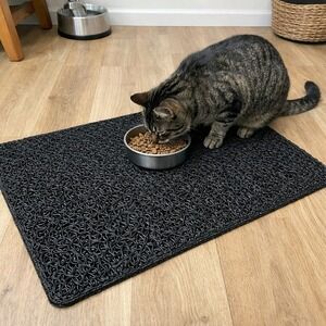 NEW Cavalier Pet Feeding Mat 24x16" Black #0697